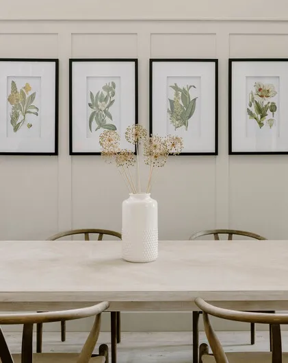 Set of 4 Botanical Prints - Wild Flowers