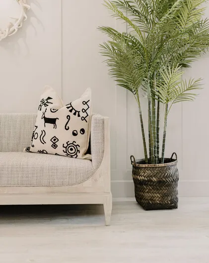 Ebony Bamboo Storage Basket