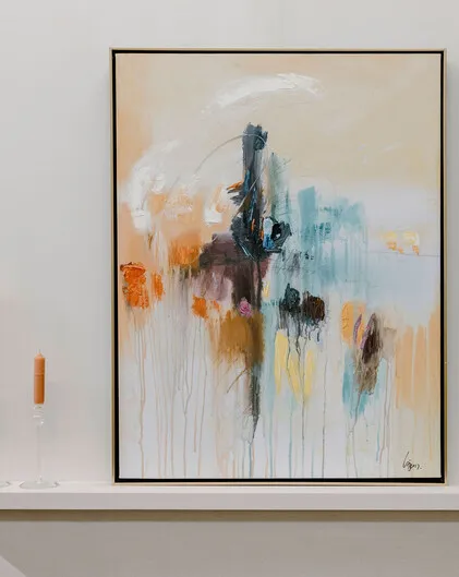 Livvie Glass Candlestick