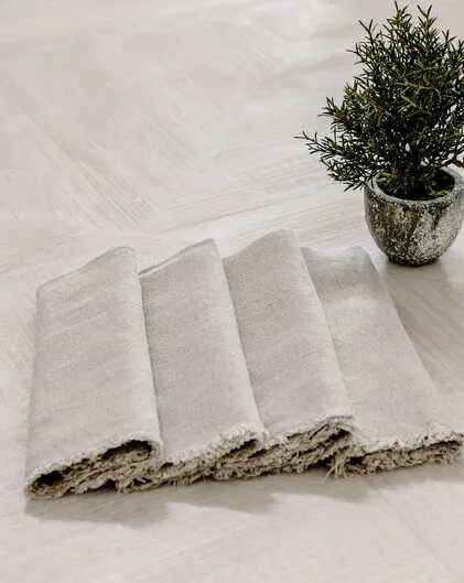 Erica linen table napkins (set of 6)