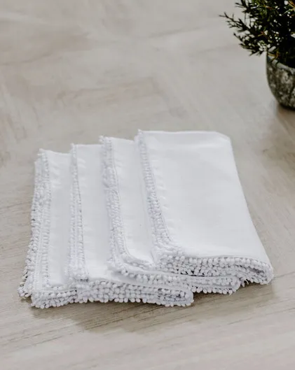 Evie linen table napkins (set of 4)