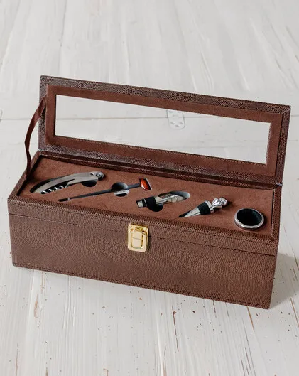 Luxe Wine Case Gift Set
