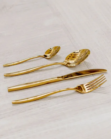 Athena Gold Cutlery (16 piece)