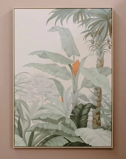 Tropical Print Canvas