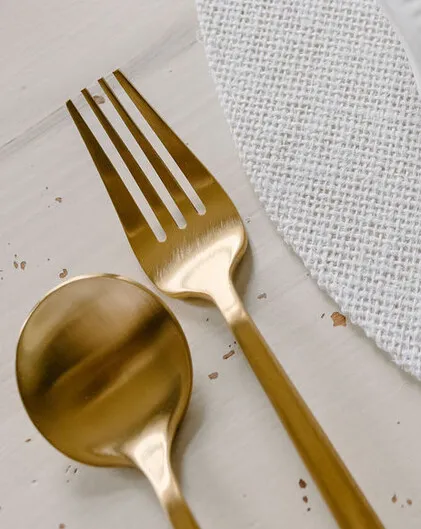 Celeste Golden Cutlery (16 piece)