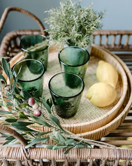 Fleur de Lys Water Glasses (set of 4)