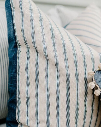 Cornish Blue Cushion Cover