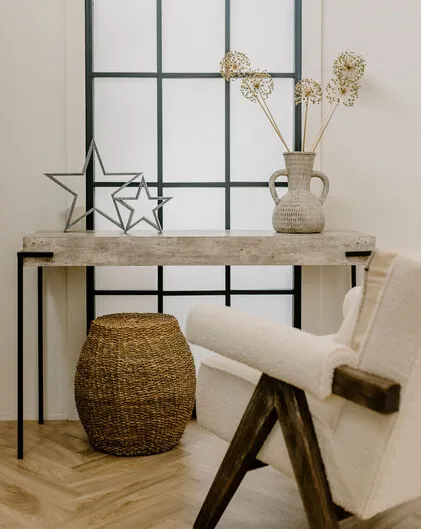 Nordic Grey Wash Stars (set of 2)