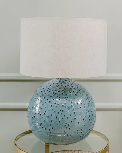 Suzie dotty Blue lamp