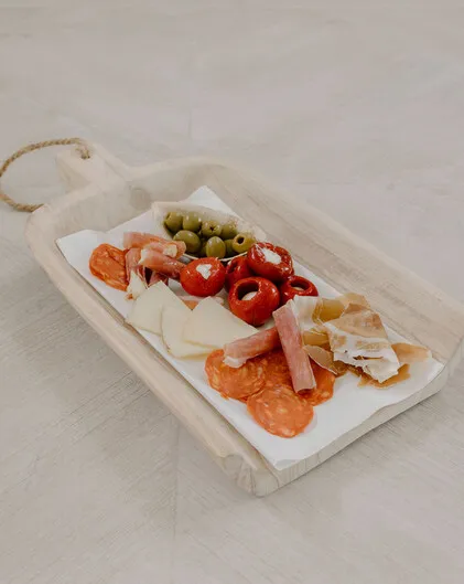 Hard Wood Rustic Shovel Tray