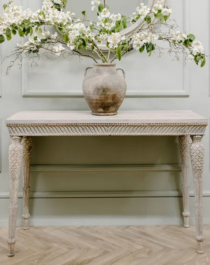 Rustic two-handled urn