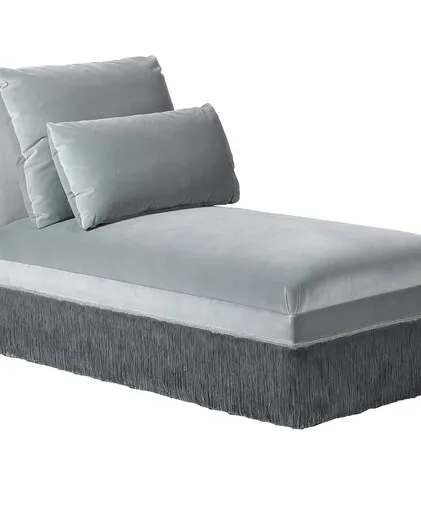 Sofia Soft Blue Chaise