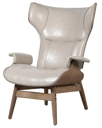 Leatherette Lounge Chair, inspired by Eames