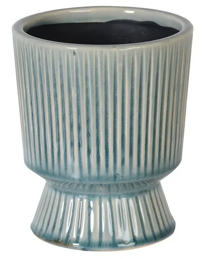 Sophia Glazed Footed Plant Pot