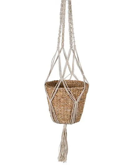 Natural Seagrass Hanging Planter