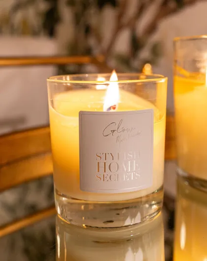 Stylish Home Secrets GLOW Winter Candle 1 Wick, medium