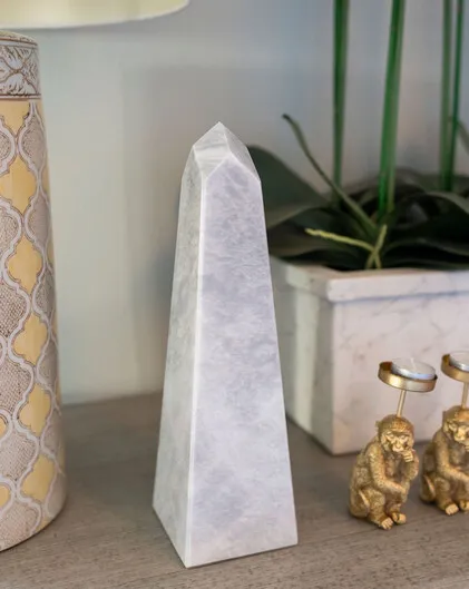 Bianca Marble Obelisk